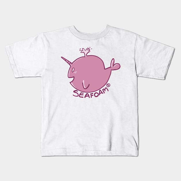 Seafoam Logo Shirt Kids T-Shirt by JenjoInk